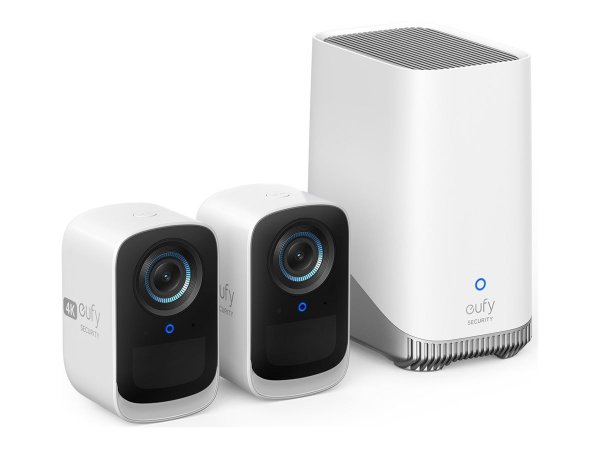 Anker Innovations Eufy eufyCam S300 3C - 2 Camera Kit - Netzwerk-UEberwachungskamera