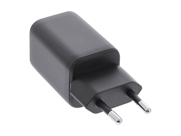InLine Alimentatore USB - caricatore - USB-A + USB Tipo-C - 33W - PD + QC nero