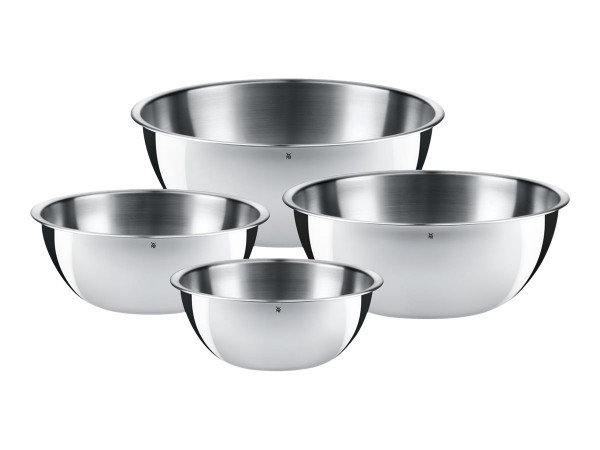 WMF 0645709990 - Set di ciotole - Rotondo - Acciaio inox - Acciaio inox - 4 pz