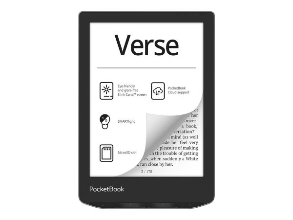 Pocketbook Verse - Mist Grey - E-book reader - 8 GB