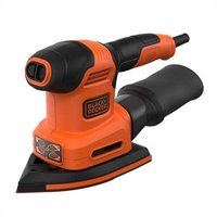 Black & Decker BEW200K - Multi sander - Black,Orange - Velcro - 12000 RPM - 82.5 dB - 93.5 dB
