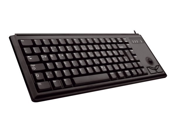 Cherry Slim Line Compact-Keyboard G84-4400 - Tastiera - Ottico - 84 tasti QWERTY - Nero