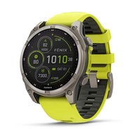 Garmin fenix 8 - Solar Sapphire Graphite/Yellow