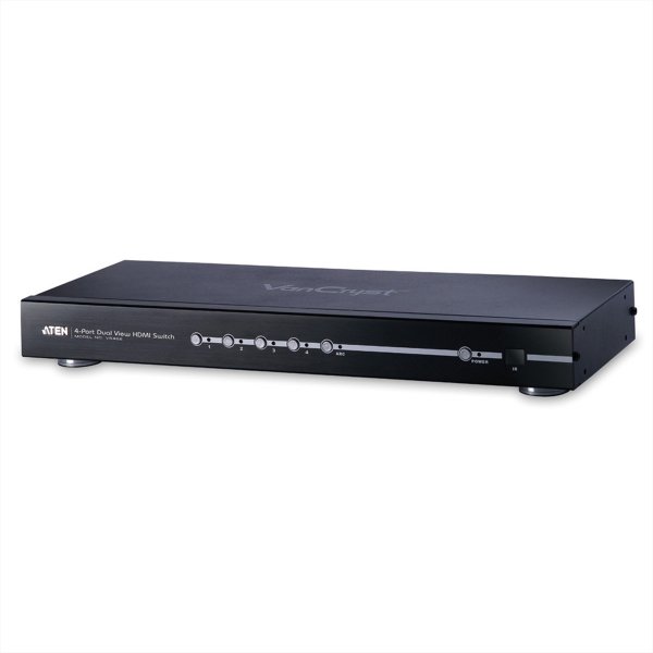 ATEN VS482 Dual View HDMI Switch - Kvm switch - 4-port