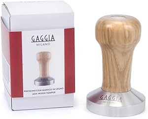 Gaggia Tamper mit Holzgriff Eschenholz 58 mm