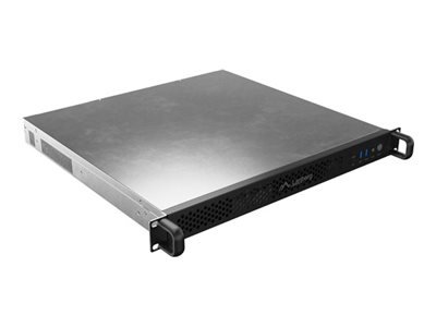 Lanberg 19" Server Gehäuse Rackmount atx 420/10 1u schwarz SC01-4201-10B - Server housing - ATX