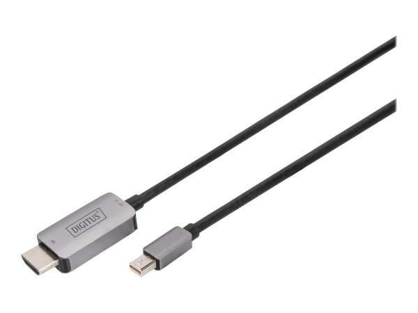 DIGITUS Cavo adattatore mini DisplayPort 8K - mini DP - HDMI tipo A - 1 m - Mini DisplayPort - HDMI