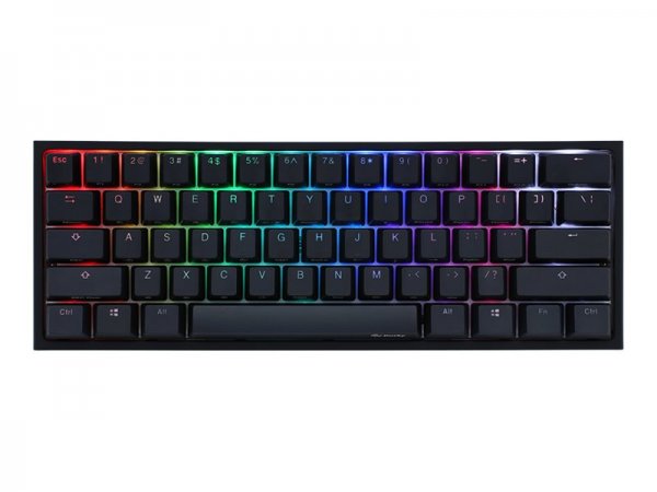 Ducky One 2 Mini RGB Tastatur USB US Englisch Schwarz DKON2061ST-CUSPDAZT2 - Tastiera - USB Typ C