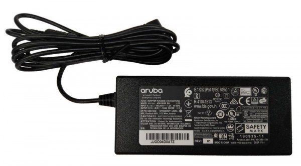 HPE Networking AP-AC2-12B 12V/48W AC/DC Desktop Style Power Adapter with 2.1/5.5mm Connector - Punto