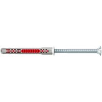 fischer 562149 - Tassello di espansione - Cemento - Blocco di gesso - Muratura - Nylon - Grigio - Ac