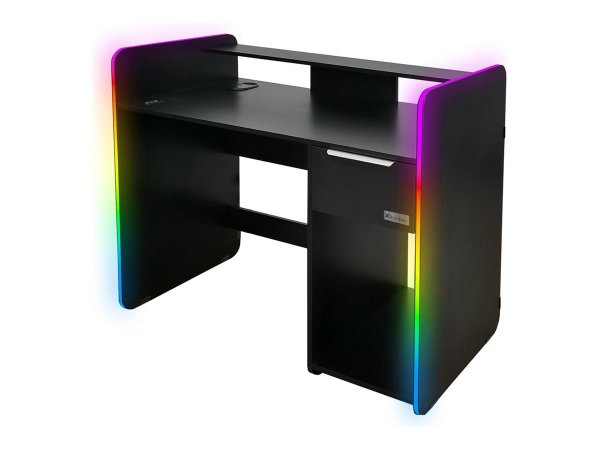 XRocker Gaming Schreibtisch LED LED-Beleuchtung/Wireless Charging