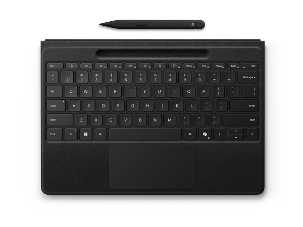Microsoft Surface Pro Flex KB w/SlimPen Black Swiss/LuxBE - Touchpen - QWERTZ