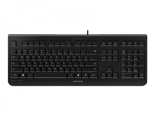 Cherry DC 2000 - Tastiera - 1200 dpi Ottico - 3 tasti QWERTY - Nero