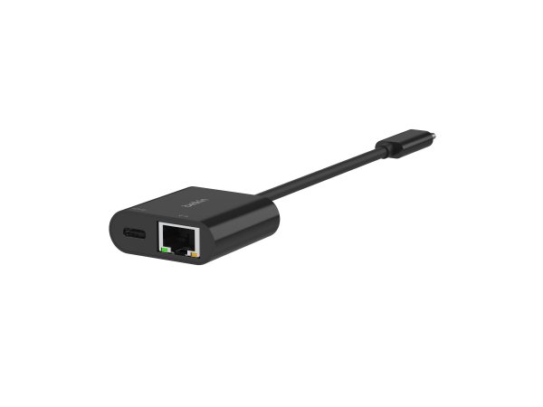 Belkin USB-C Ethernet Adapter 100W PD - Adattatore - Digitale/dati