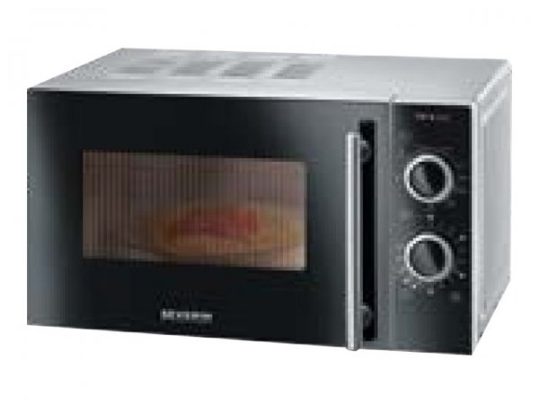 SEVERIN MW 7771 - Superficie piana - Microonde combinato - 20 L - 700 W - Manopola - Nero - Argento