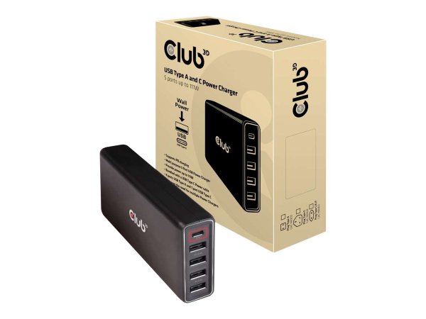 Club 3D CAC-1903EU - Interno - AC - 240 V - 1 m - Nero