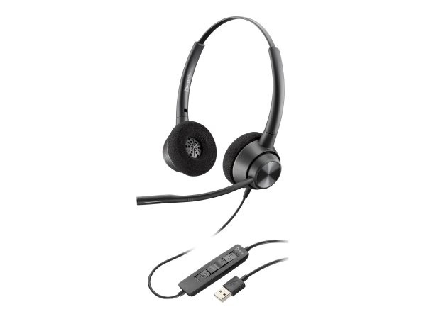 Poly Cuffia monofonica USB-A EncorePro 310 TAA - Cablato - Ufficio - 105 g - Auricolare - Nero