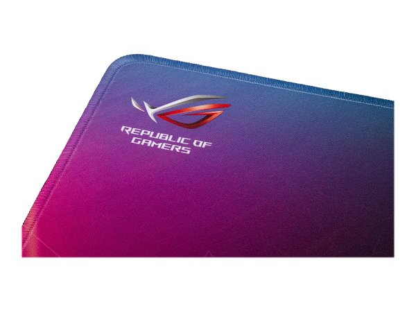 ASUS ROG Strix Edge - Multicolore - Fantasia - Gomma - Barra appoggiaferro antiscivolo - Tappetino p