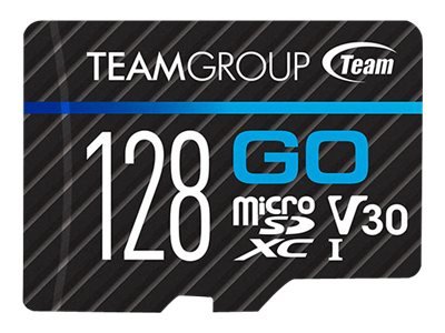 Team Group GO - 128 GB - MicroSDHC - Classe 3 - 90 MB/s - 45 MB/s - Class 1 (U1)