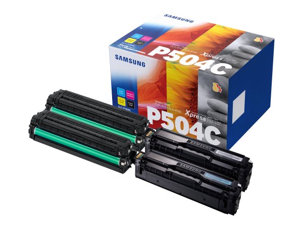 Samsung Confezione da 4 cartucce toner originali CLT-P504C (ciano/magenta/giallo/nero) - 2500 pagine