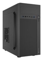 natec NPC-2171 Helix USB C Mini Tower Case Black - Midi/minitower - ATX