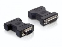 Delock 65017 - DVI-I - VGA 15-pin M - Nero