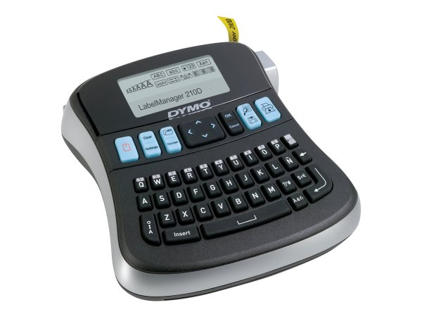 Dymo LabelManager ™ 210D QWERTZ Kitcase - QWERTZ - Trasferimento termico - 180 x 180 DPI - 12 mm/s -
