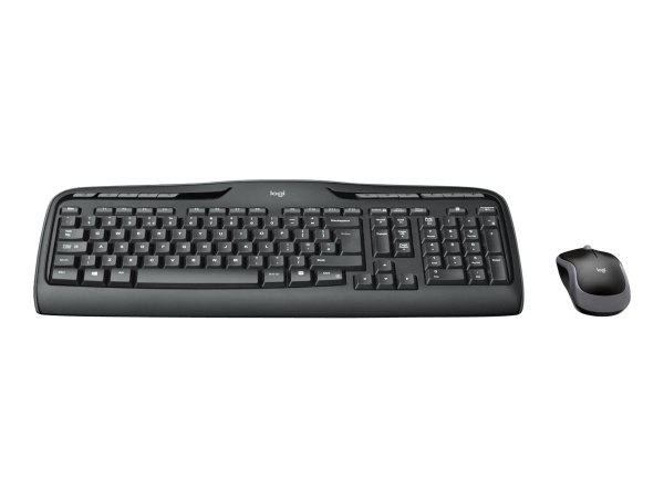 Logitech Wireless Combo MK330 - Full-size (100%) - Wireless - USB - QWERTY - Nero - Mouse incluso