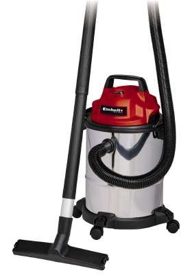 Einhell TC-VC 1815 S - 1250 W - Aspiratore a cilindro - Secco e bagnato - Sacchetto per la polvere -