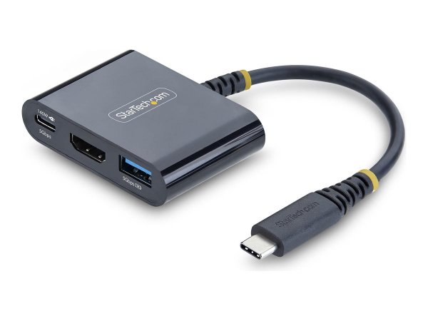 StarTech.com USB-C HDMI Multiport Hub 140W - Adattatore - Digitale/dati