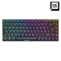 Sharkoon Skiller SGK50 S3 Gaming-Tastatur Gateron Yellow schwarz - Tastiera - 85 tasti
