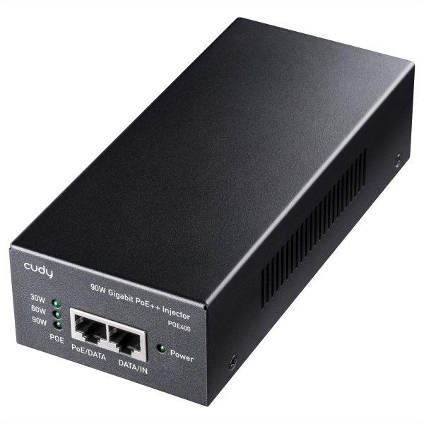CUDY POE400 - Gigabit Ethernet - 10,100,1000 Mbit/s - IEEE 802.3af - IEEE 802.3at - IEEE 802.3bt - N