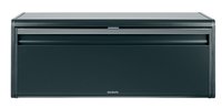 Brabantia Matte Black Fall Front Bread Bin - Rettangolare - Nero - 463 mm - 249 mm - 186 mm - 1 pz