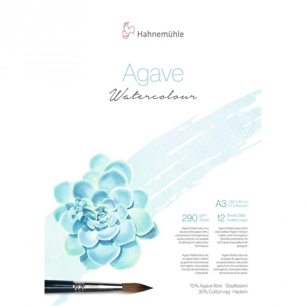 Hahnemühle Agave Watercolour A 3 12 Blatt 290 g