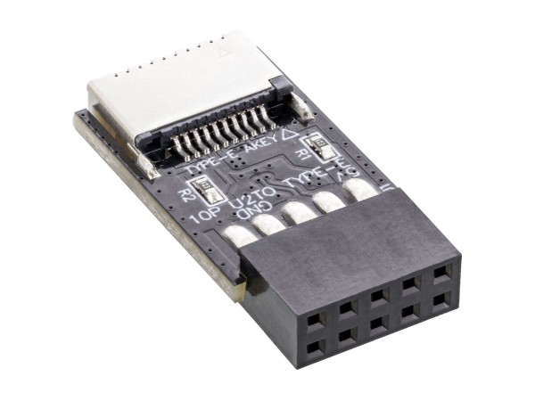 InLine Adattatore Key-A interno da USB 2.0 a USB 3.2 Type-E