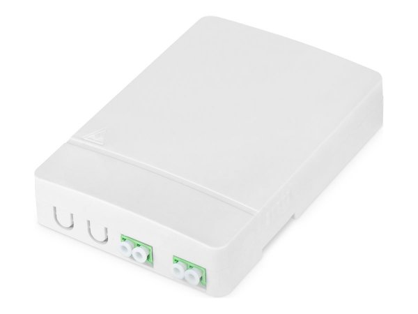 DIGITUS FTTH Gehäuse mit 2 x LC/APC DX Kupplung - Adattatore - 0,1 m