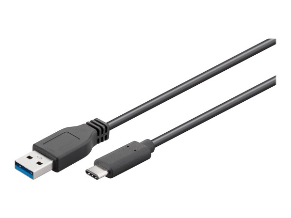 Goobay 45247 - 0,15 m - USB A - USB C - USB 3.2 Gen 1 (3.1 Gen 1) - 5 Gbit/s - Nero