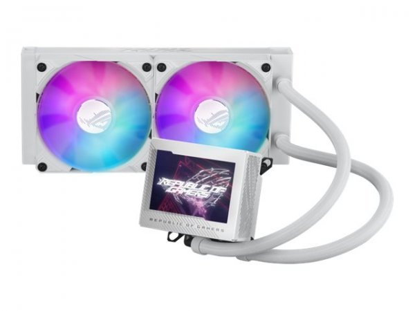 ASUS ROG RYUJIN III 240 ARGB White Edition - Raffreddatore di liquidi tutto in uno - 12 cm - Bianco