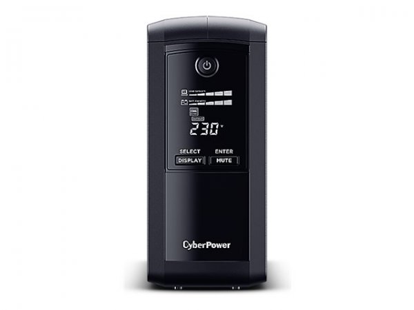 CyberPower Systems CyberPower VP1000EILCD - A linea interattiva - 1 kVA - 550 W - Sinusoidale - 167