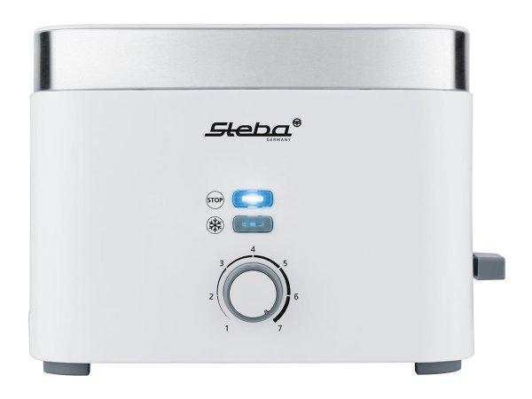 Steba TO 10 BIANCO - 2 fetta/e - Argento - Bianco - Plastica - Livello - Manopola - 930 W - 220 - 24