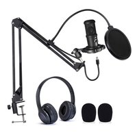 Easypix 62021 - Microfono da studio - -36 dB - 20 - 20000 Hz - 24 bit - 192 kHz - 117 dB