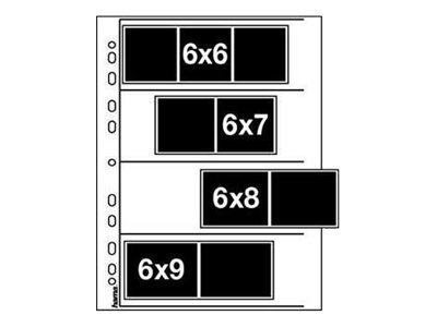 Hama Negative sleeves - 60 - 70 mm - Glassine matt - 4 fogli - 60 x 70 mm - 100 fogli - 260 mm - 310