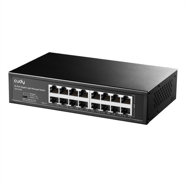 CUDY Light Managed Switch GS1016E - Interruttore - 1 Gbps
