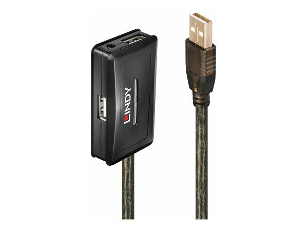 Lindy 42635 - USB 2.0 - USB 2.0 - 480 Mbit/s - Grigio - 28/24 - 10 m