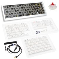 Ducky Outlaw 65 Gaming-Tastatur Barebone - silber ISO