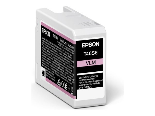 Epson UltraChrome Pro10 - Magenta chiaro - Inchiostro a base di pigmento - 25 ml - 1 pz - Confezione