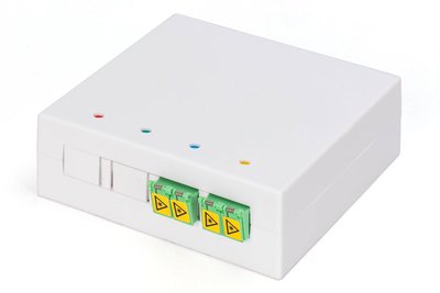 DIGITUS FTTH Gehäuse 2 x LC/APC DX Kupplung mit Shutter Gehäuse 2x LC APC - Adattatore