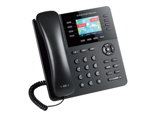 Grandstream GXP2135 - IP Phone - Nero - Cornetta cablata - Scrivania/Parete - 8 linee - 2000 voci