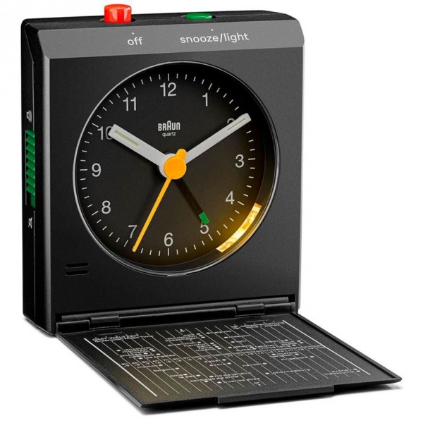 Braun BC 05 B Quarz Klappwecker schwarz