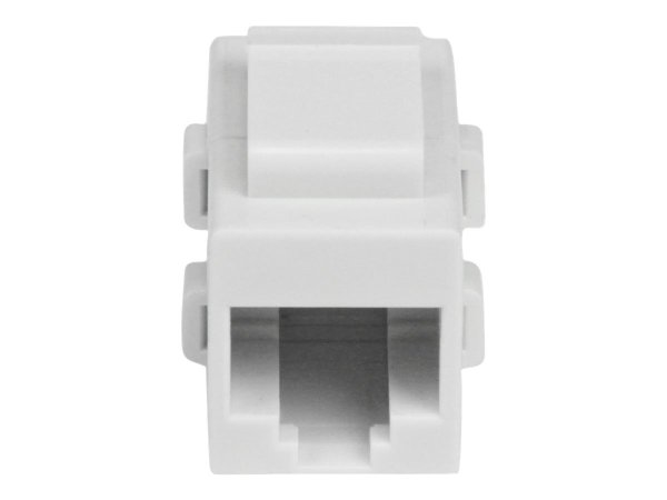 StarTech.com Accoppiatore di rete jack Keystone RJ45 Cat 6 bianco - F/F - Piatto - Bianco - RJ-45 -